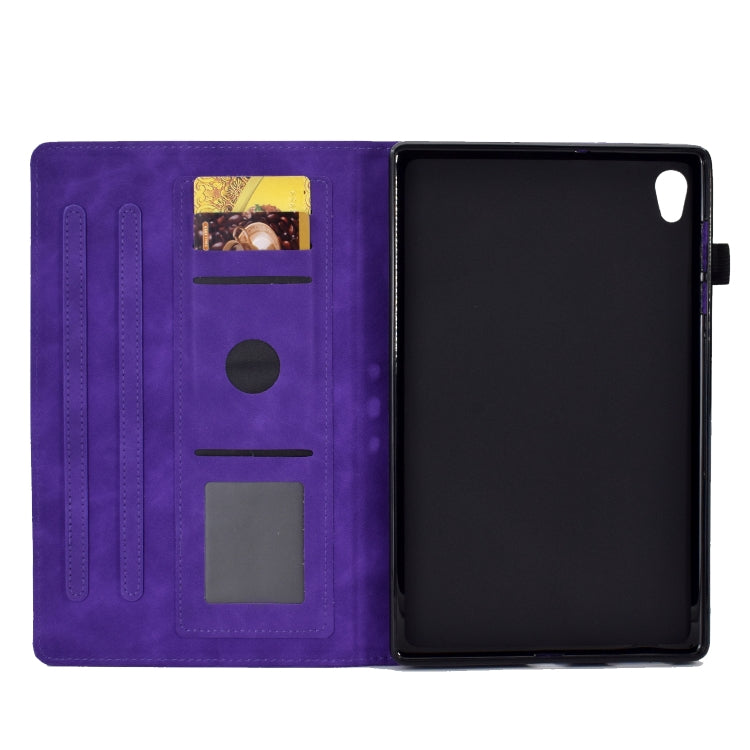 For Lenovo Tab M10 HD Gen 2 Embossed Smile Flip Tablet Leather Case