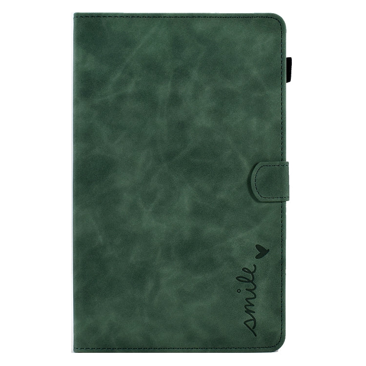 For Lenovo Tab M10 HD Gen 2 Embossed Smile Flip Tablet Leather Case
