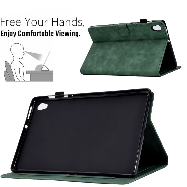 For Lenovo Tab M10 HD Gen 2 Embossed Smile Flip Tablet Leather Case