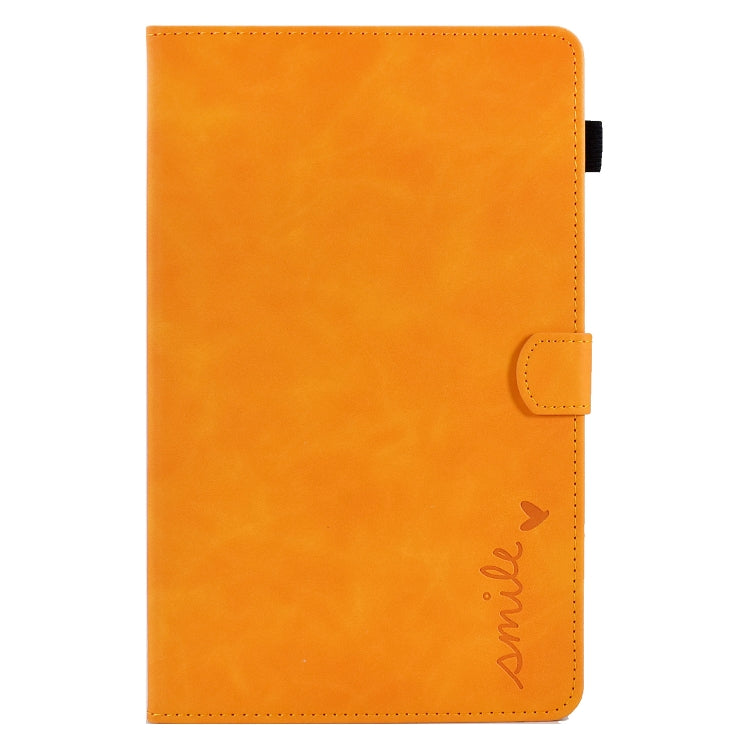For Lenovo Tab M10 HD Gen 2 Embossed Smile Flip Tablet Leather Case