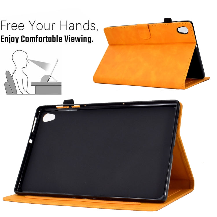 For Lenovo Tab M10 HD Gen 2 Embossed Smile Flip Tablet Leather Case