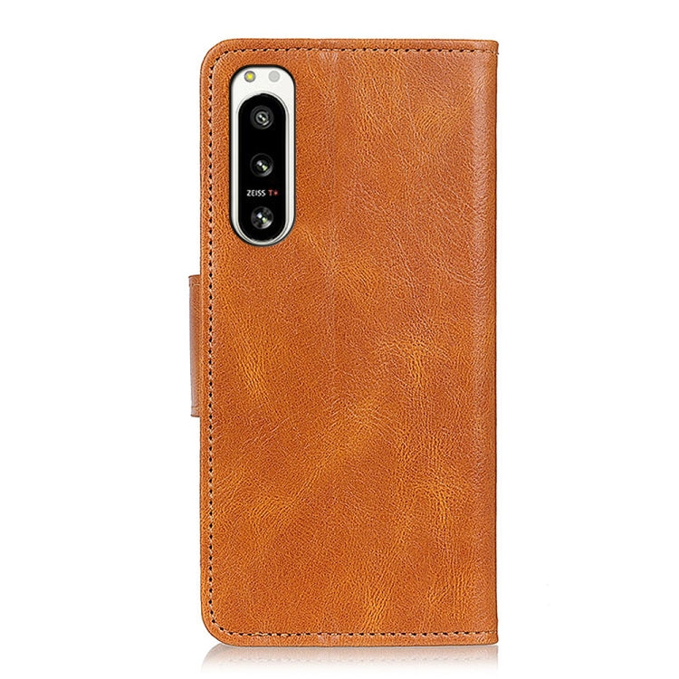 For Sony Xperia 5 IV Mirren Crazy Horse Texture Leather Phone Case