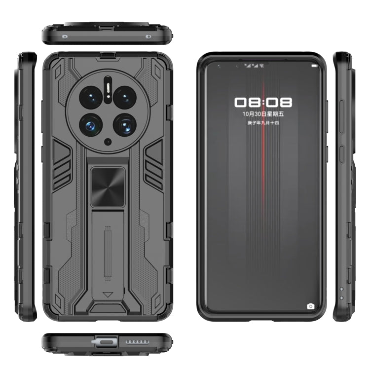 For Huawei Mate 50 Pro Supersonic Holder PC Soft TPU Phone Case
