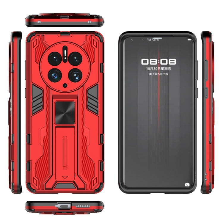 For Huawei Mate 50 Pro Supersonic Holder PC Soft TPU Phone Case