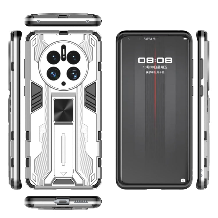 For Huawei Mate 50 Pro Supersonic Holder PC Soft TPU Phone Case