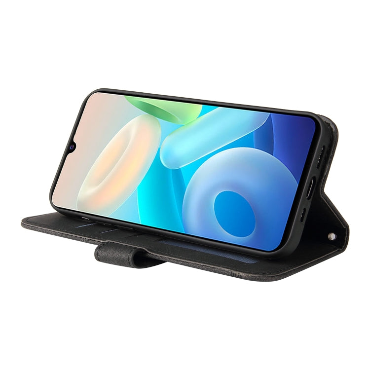 For vivo Y75 4G / S10e Skin Feel Life Tree Metal Button Leather Phone Case