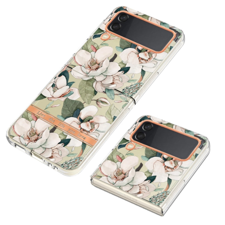 For Samsung Galaxy Z Flip4 Flowers and Plants Series IMD TPU Phone Case