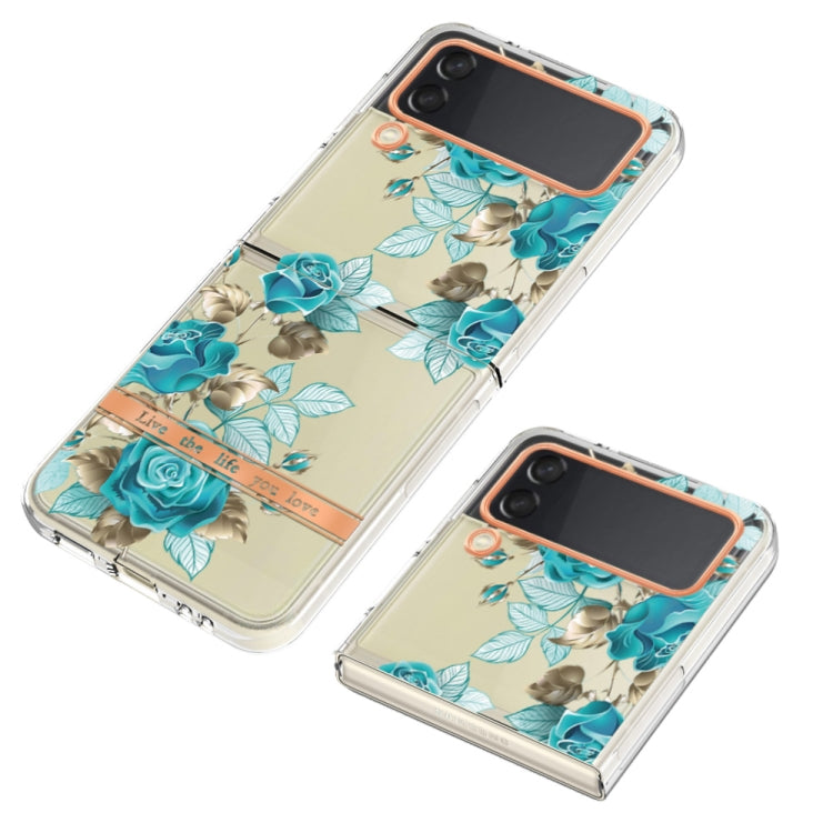 For Samsung Galaxy Z Flip4 Flowers and Plants Series IMD TPU Phone Case