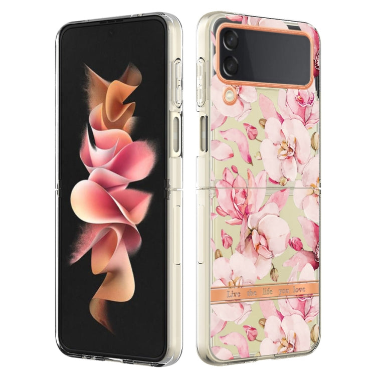 For Samsung Galaxy Z Flip4 Flowers and Plants Series IMD TPU Phone Case