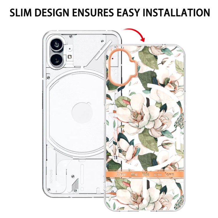 For Nothing Phone 1 Flowers and Plants Series IMD TPU Phone Case