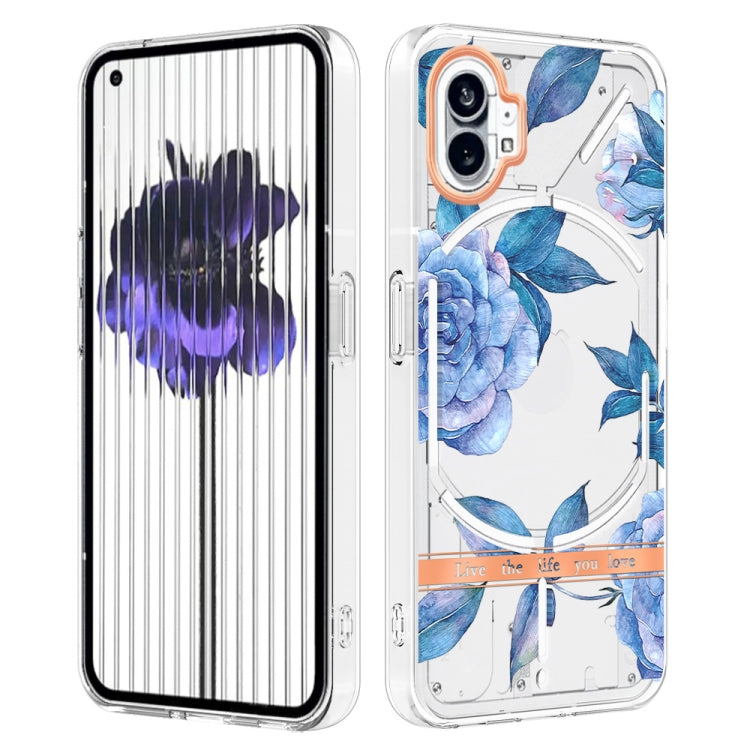 For Nothing Phone 1 Flowers and Plants Series IMD TPU Phone Case