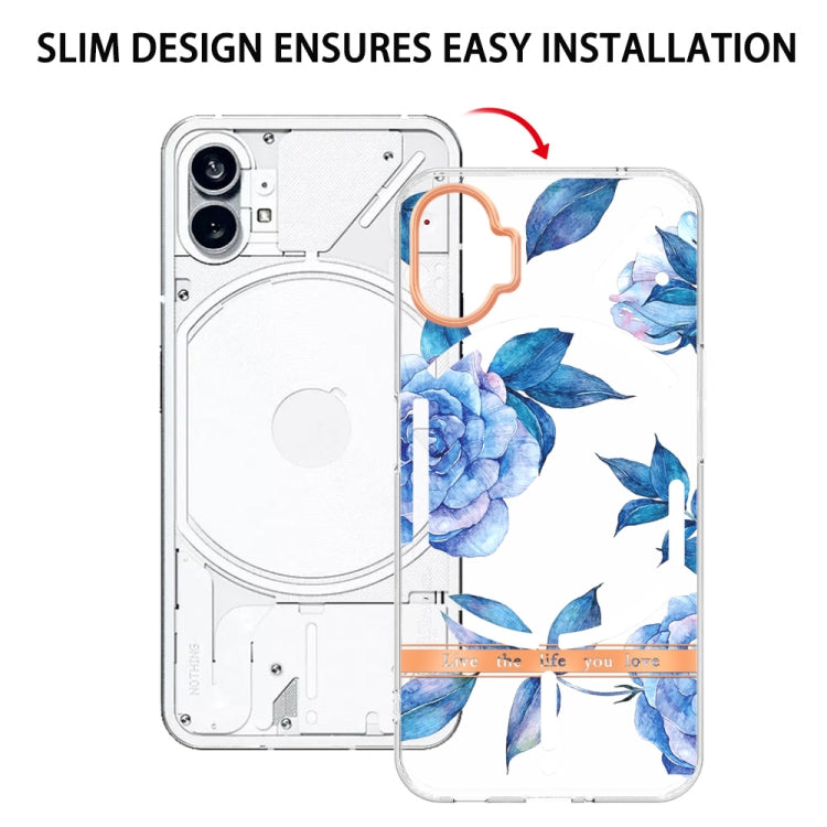 For Nothing Phone 1 Flowers and Plants Series IMD TPU Phone Case
