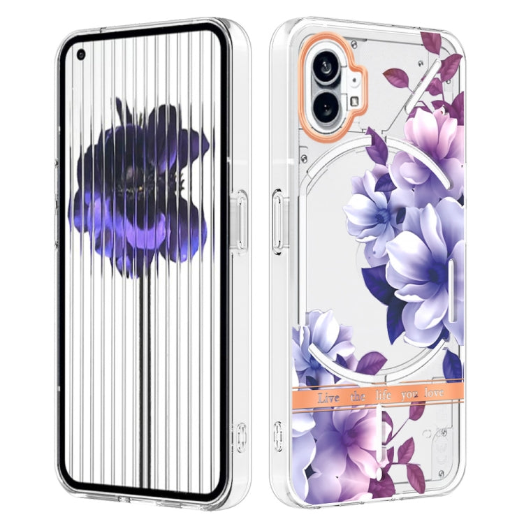 For Nothing Phone 1 Flowers and Plants Series IMD TPU Phone Case