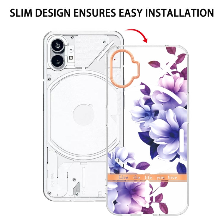 For Nothing Phone 1 Flowers and Plants Series IMD TPU Phone Case