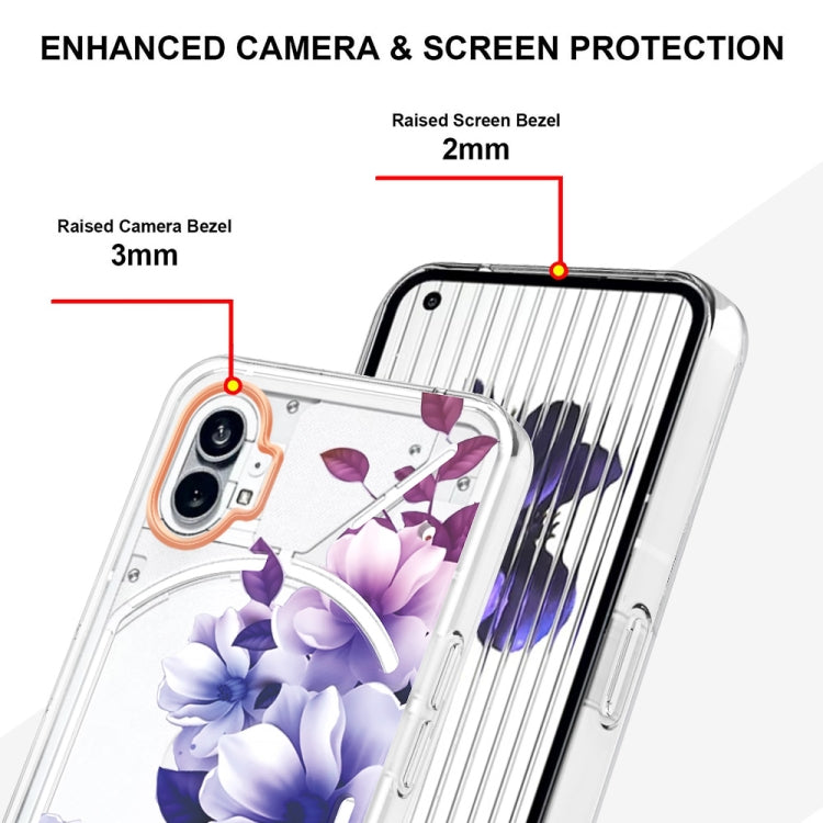 For Nothing Phone 1 Flowers and Plants Series IMD TPU Phone Case