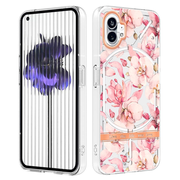 For Nothing Phone 1 Flowers and Plants Series IMD TPU Phone Case
