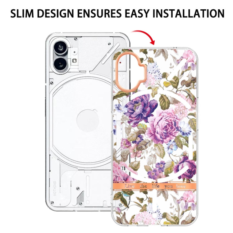 For Nothing Phone 1 Flowers and Plants Series IMD TPU Phone Case