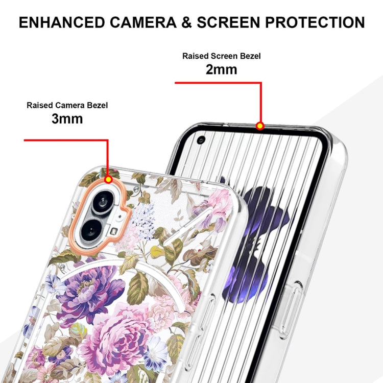 For Nothing Phone 1 Flowers and Plants Series IMD TPU Phone Case