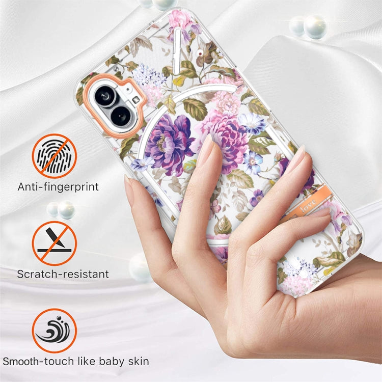 For Nothing Phone 1 Flowers and Plants Series IMD TPU Phone Case