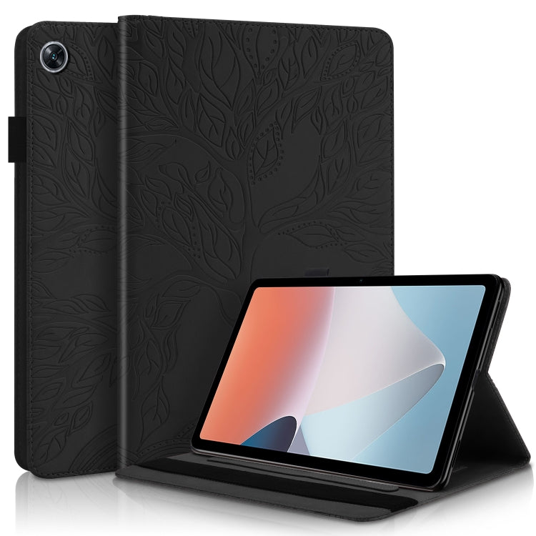 For OPPO Pad Air Life Tree Series Horizontal Flip Leather Tablet Case