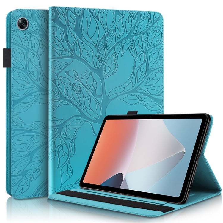 For OPPO Pad Air Life Tree Series Horizontal Flip Leather Tablet Case