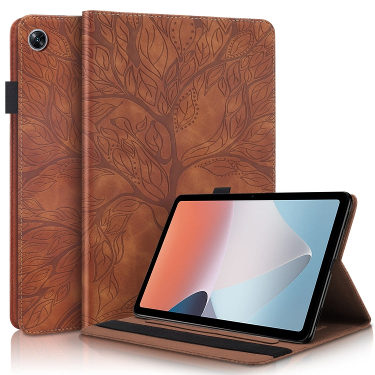 For OPPO Pad Air Life Tree Series Horizontal Flip Leather Tablet Case