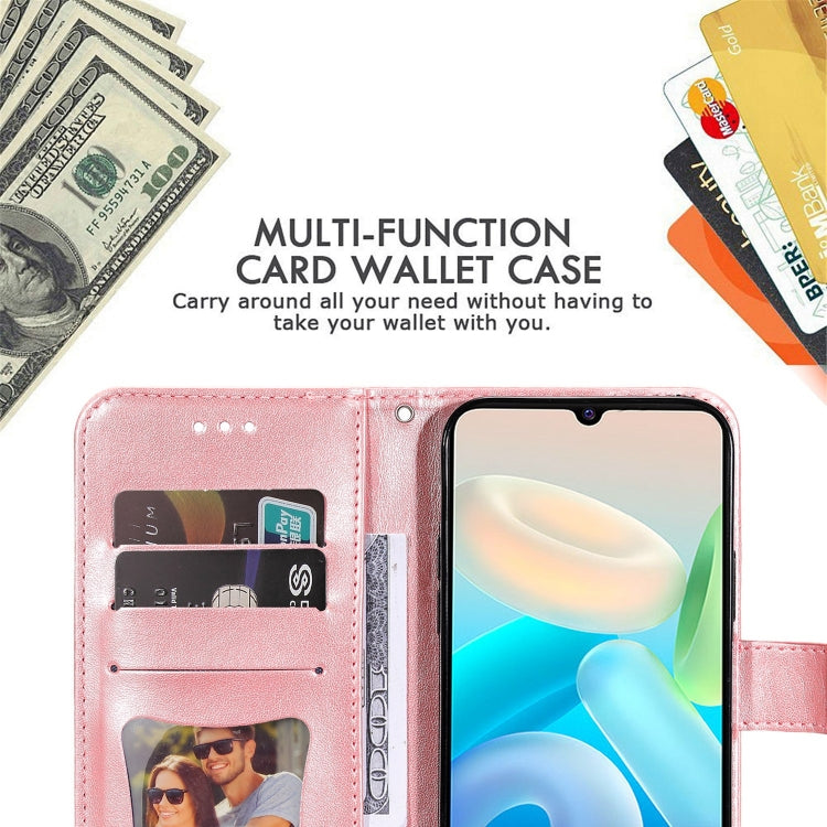 For vivo Y75 4G / S10e 7-petal Flowers Embossing Leather Phone Case