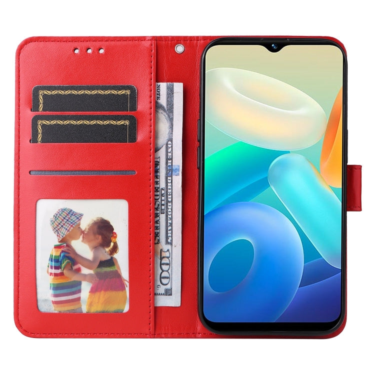 For vivo Y02s Embossed Sunflower Leather Phone Case