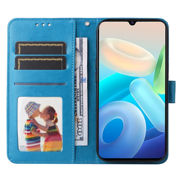 For vivo Y75 4G / S10e Embossed Sunflower Leather Phone Case