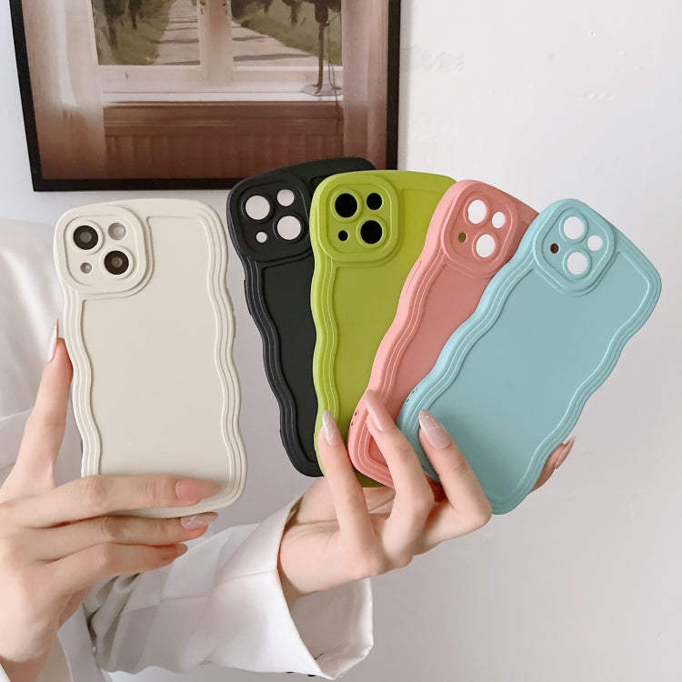 For iPhone 13 mini Wave Edge Silicone Phone Case