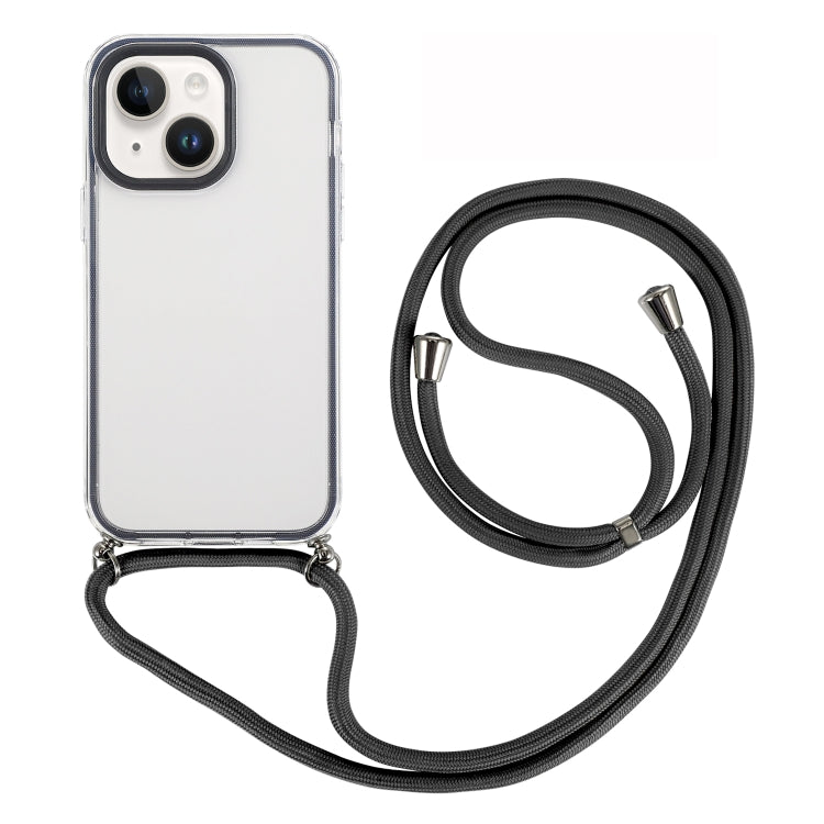 For iPhone 14 3 In 1 PC + TPU Transparent Phone Case