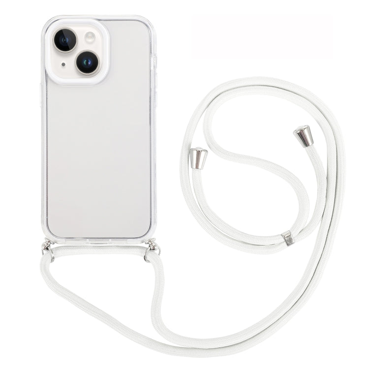 For iPhone 14 Plus 3 In 1 PC + TPU Transparent Phone Case