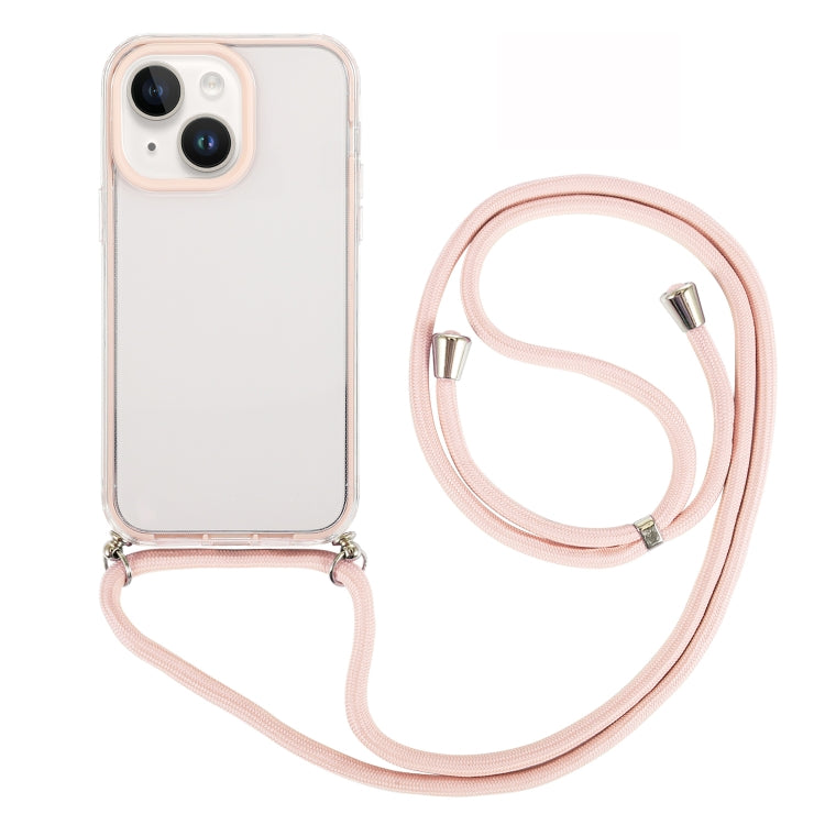 For iPhone 14 Plus 3 In 1 PC + TPU Transparent Phone Case