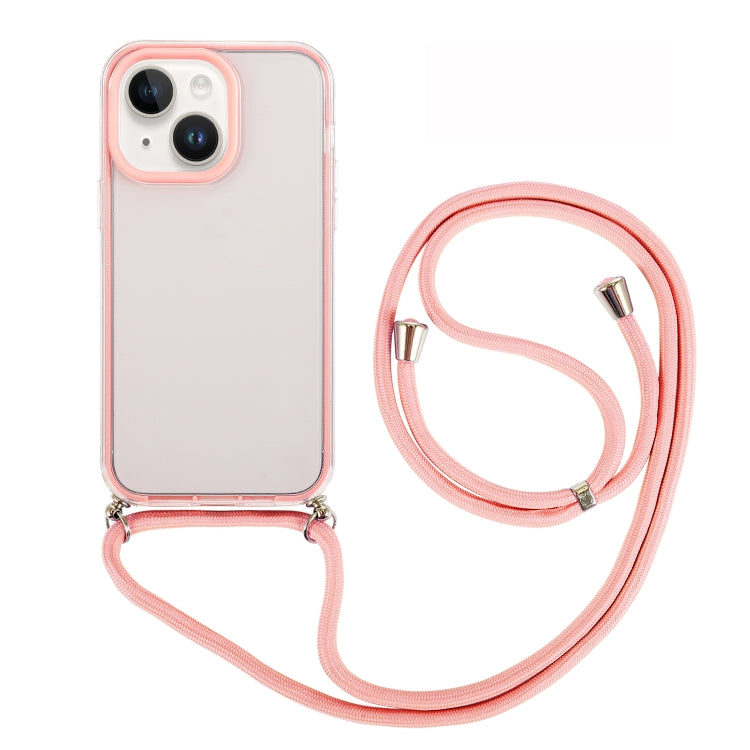 For iPhone 14 Plus 3 In 1 PC + TPU Transparent Phone Case