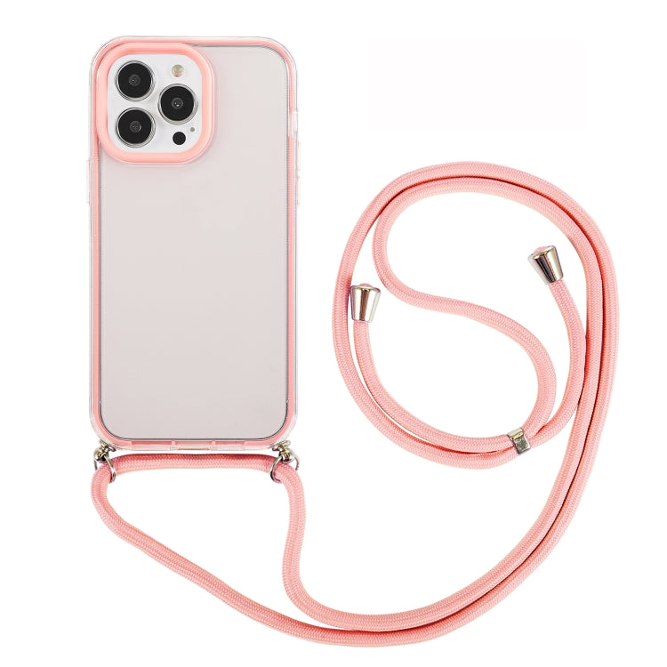 For iPhone 14 Pro 3 In 1 PC + TPU Transparent Phone Case