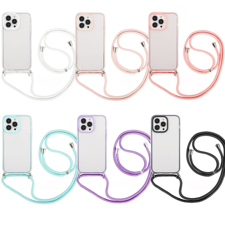 For iPhone 14 Pro 3 In 1 PC + TPU Transparent Phone Case