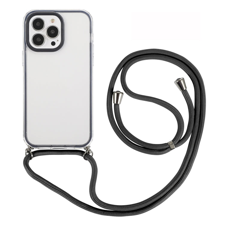 For iPhone 14 Pro Max 3 In 1 PC + TPU Transparent Phone Case