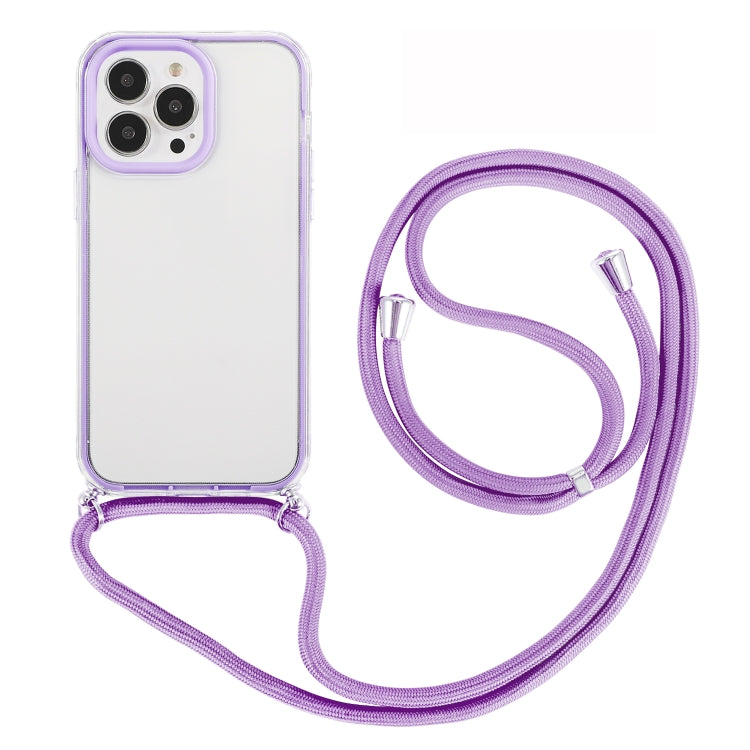 For iPhone 14 Pro Max 3 In 1 PC + TPU Transparent Phone Case