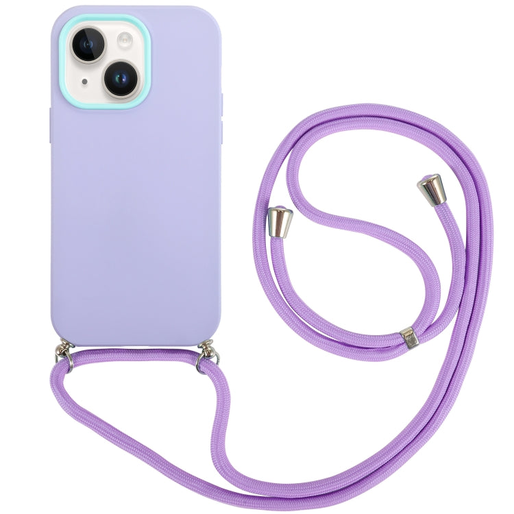 For iPhone 14 3 In 1 PC + TPU Solid Color Phone Case