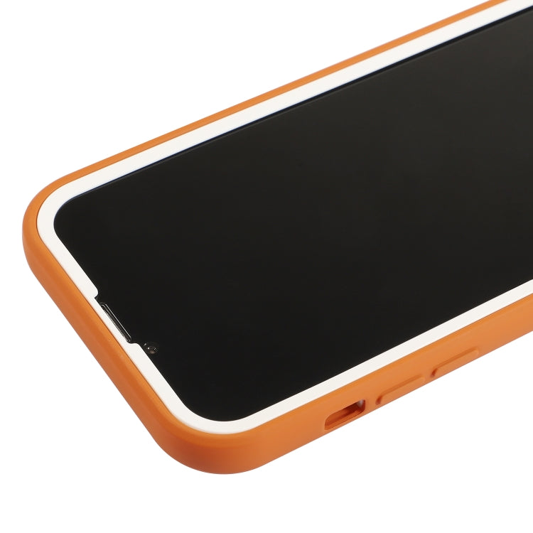 For iPhone 14 3 In 1 PC + TPU Solid Color Phone Case