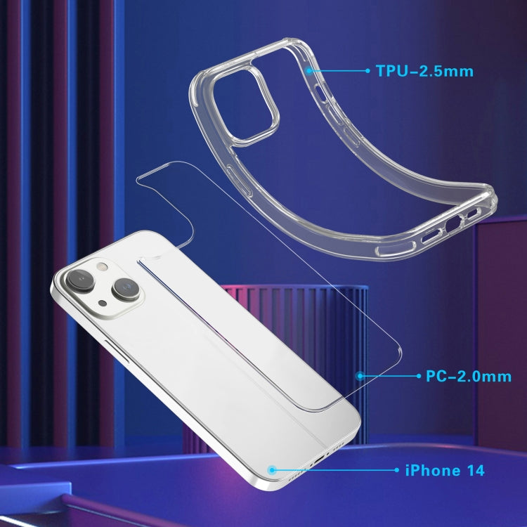 For iPhone 14 Airbag Shockproof TPU + PC Phone Case