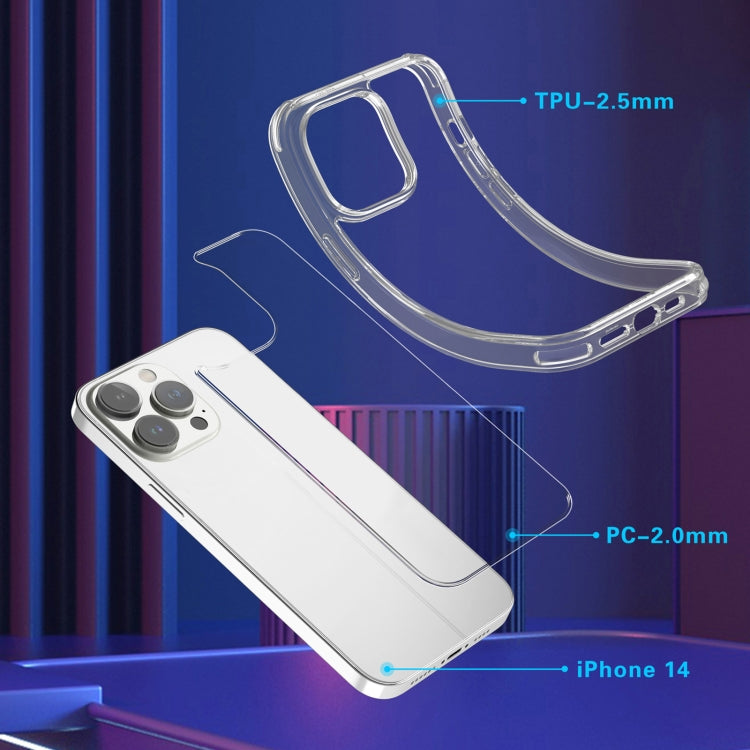 For iPhone 14 Pro Max Airbag Shockproof TPU + PC Phone Case