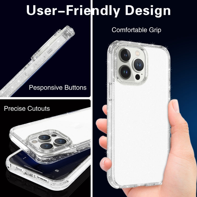 For iPhone 14 Pro Max Airbag Shockproof TPU + PC Phone Case