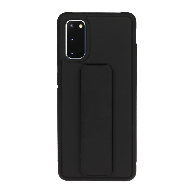 For Galaxy S20 Shockproof Solid Color TPU Case with Wristband