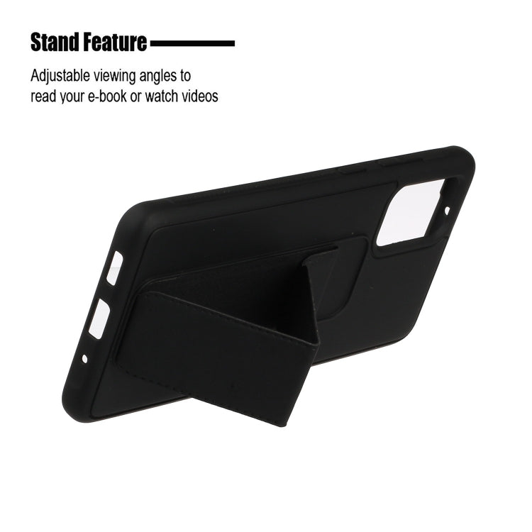 For Galaxy S20 Shockproof Solid Color TPU Case with Wristband