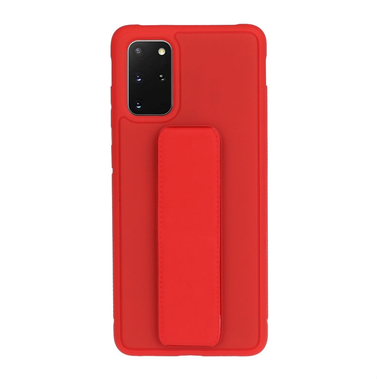 For Galaxy S20+ Shockproof Solid Color TPU Case with Wristband