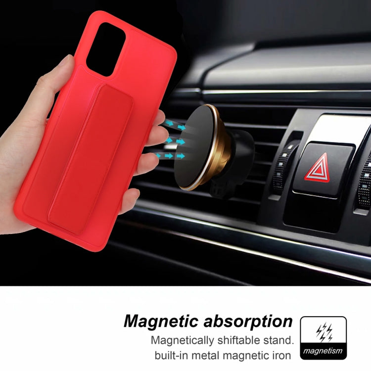 For Galaxy S20+ Shockproof Solid Color TPU Case with Wristband