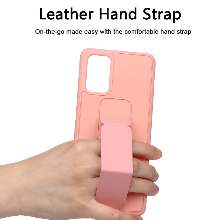 For Galaxy S20+ Shockproof Solid Color TPU Case with Wristband