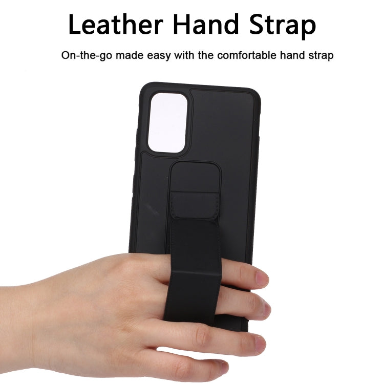 For Galaxy S20+ Shockproof Solid Color TPU Case with Wristband