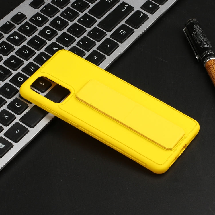 For Galaxy S20+ Shockproof Solid Color TPU Case with Wristband